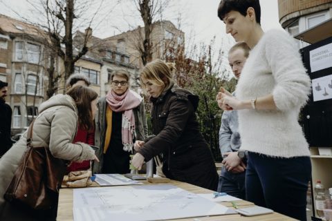 les habitants de Bockstael débattent